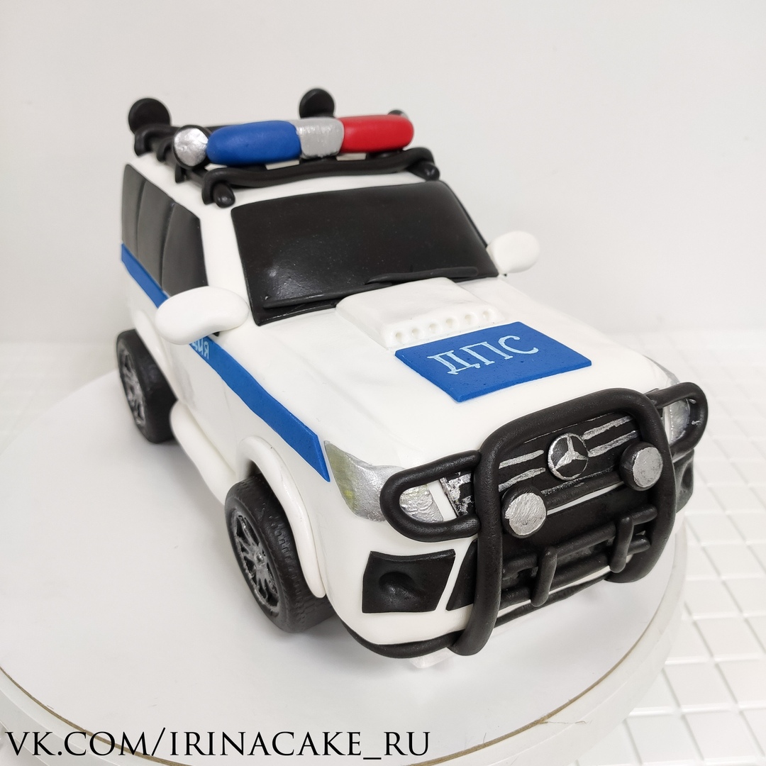 торт в виде машины ДПС (Арт. 663)