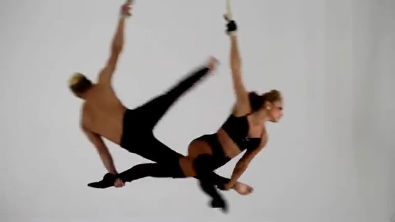 DJ Kapral amp; Sharliz Танцы на стёклах Ladynsax Mix Aerial Straps Duo Kate amp;