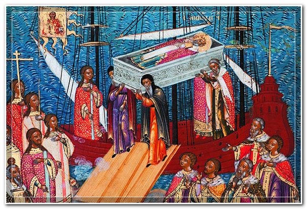 перенесение мощей святителя. перенесение мощей святителя николая икона. перенесение мощей святителя. перенесение мощей святителя николая чудотворца - икона. перенесение мощей николая чудотворца из мир ликийских в бари.