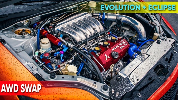 Mitsubishi Eclipse 4 G Ra Zo R AWD, Preparation for Twin Turbo (part1. disassemble