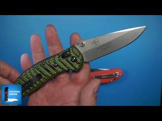 Benchmade Griptilian 551 и рукоять от Александра Пономаренко