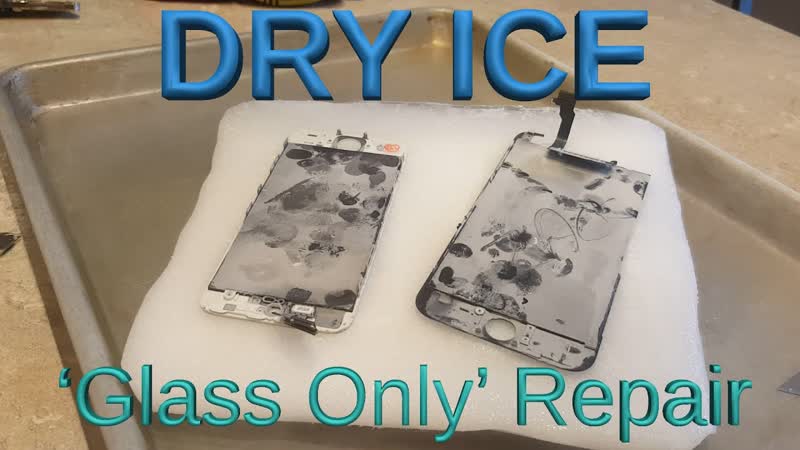 i Phone DRY ICE Screen Repair Glass