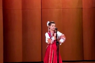 Конкурс Рождественская песня, Звягина Софья