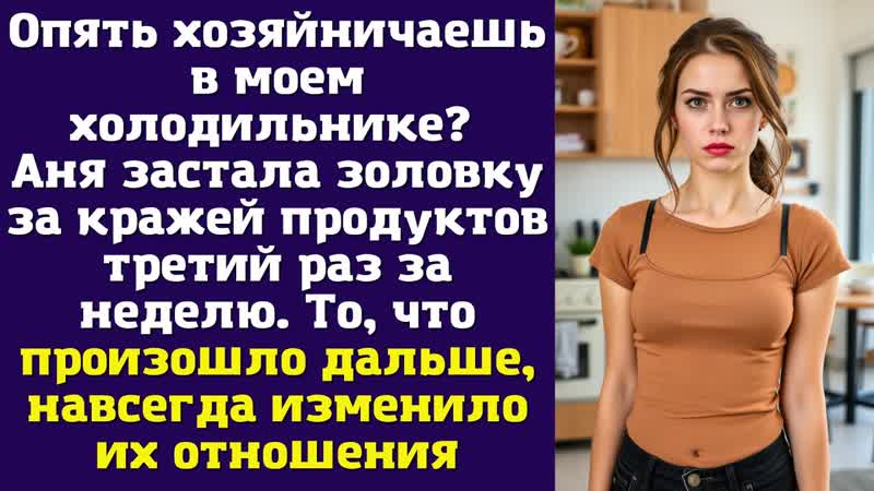 Опять хозяйничаешь в моем холодильнике Аня застала золовку
