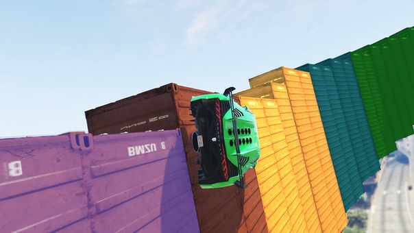 COLOURFULL WALLRIDES ( GTA 5 Funny