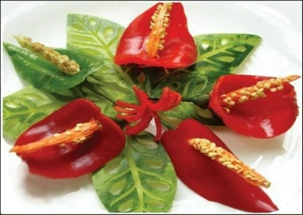 Поделки из перца болгарского своими руками фото