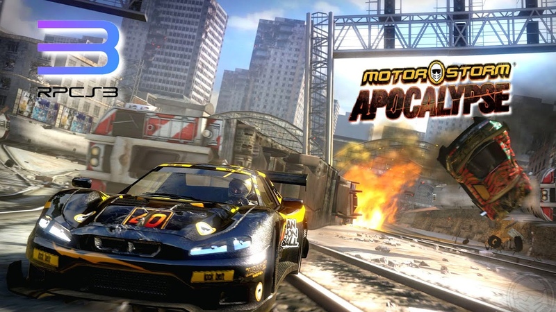 Motorstorm: Apocalypse Graphics Clearer : Full Speed, RPCS3, Disable Blur Effects + MLAA ( Test 2