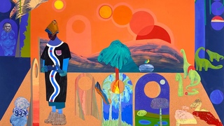 Humans are complicated! Alex Sheriff's art examines our evolution in a cheeky way