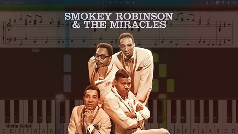 The Tracks of My Tears Smokey Robinson The Miracles Piano Tutorial, Sheets, MIDI