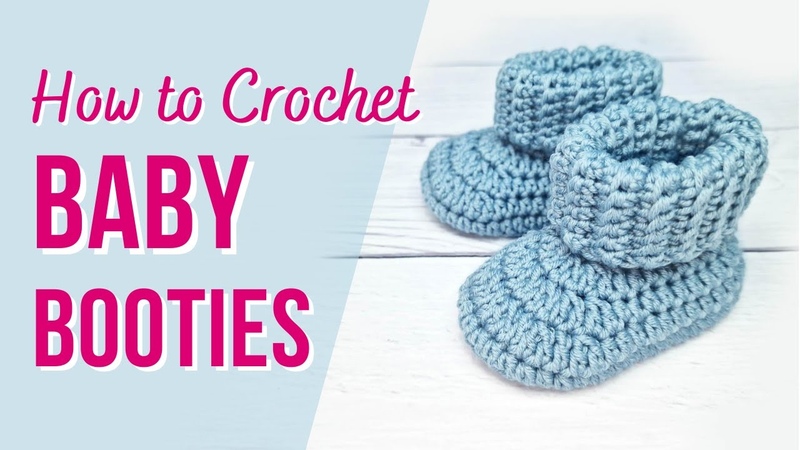 How to Crochet Baby Booties, Fast