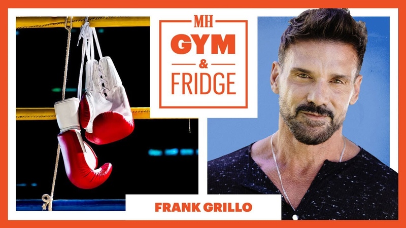 Frank Grillo Shows His Home Gym Fridge and Marvel Strong Core , Gym Fridge, Mens