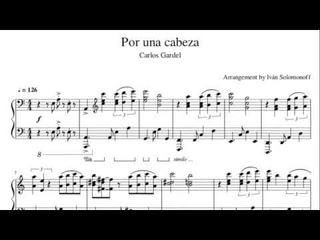 Por Una Cabeza (piano version)