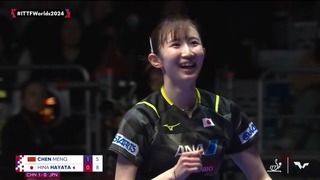 FULL MATCH | HAYATA Hina vs CHEN Meng | WT F | #ITTFWorlds2024