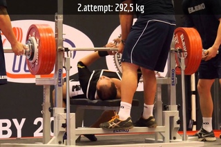 Yuki Sato (JPN) 215-292,5-292,5 kg 2014 IPF World Benchpress Championships