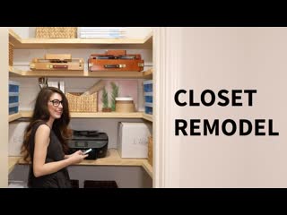 Closet renovation | Organization / remodel ideas | How to