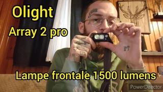 VIDO PARTENARIAT Lampe frontale Olight Array 2 pro
