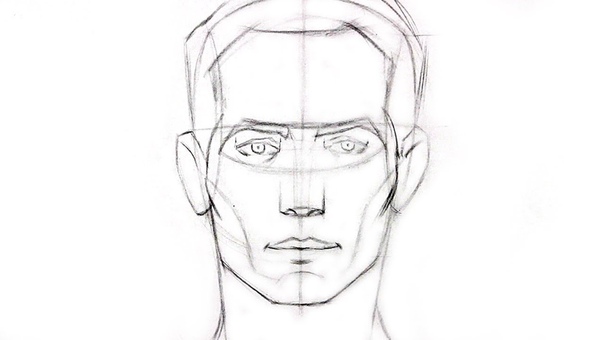 How to Draw the Head Front