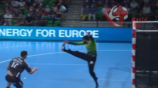 Rodrigo Corrales saves HBC Nantes vs Telekom Veszprem EHF Champions League