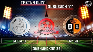 [обзор] “Беда-Д“ - “Гамбит“ 2-0